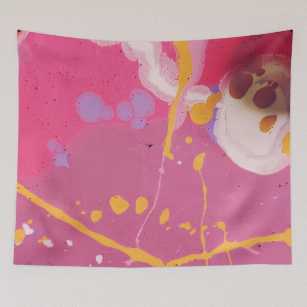 Item preview, Pink, yellow, white, splatter paint design designed and sold by jkulling.