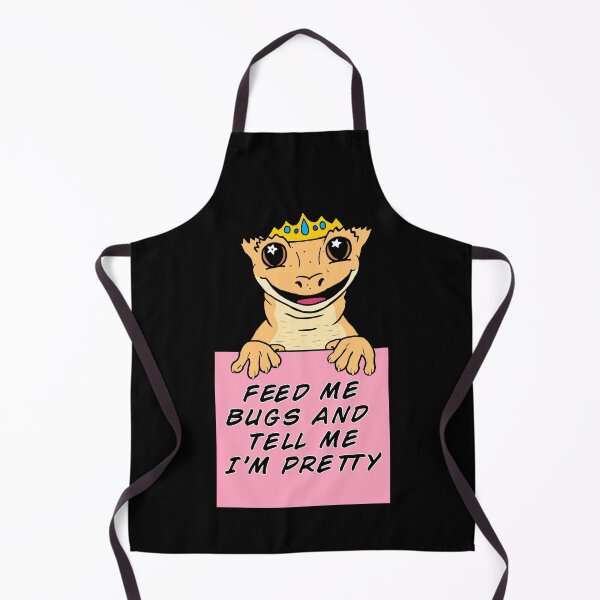 Item preview, Crested Gecko Princess - "Feed Me Bugs and Tell Me I'm Pretty" designed and sold by EcoElsa.