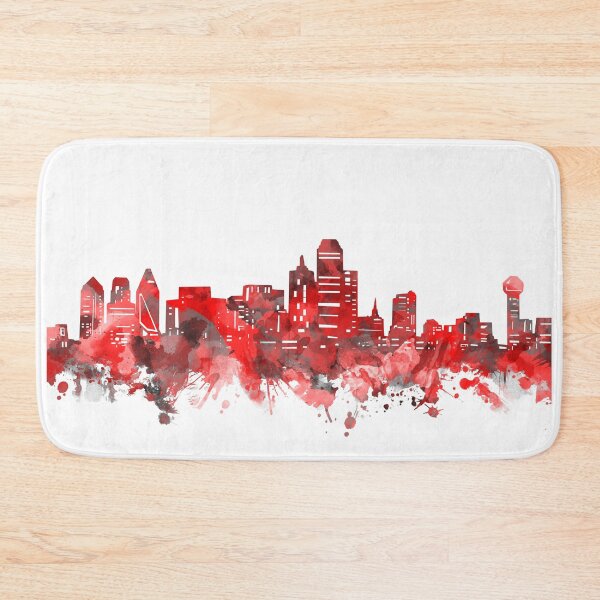 Item preview, dallas skyline red designed and sold by BekimART2.