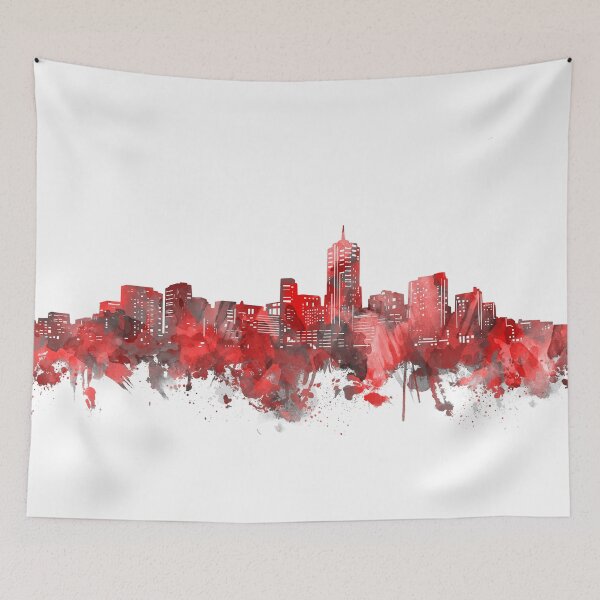 Item preview, denver skyline red designed and sold by BekimART2.