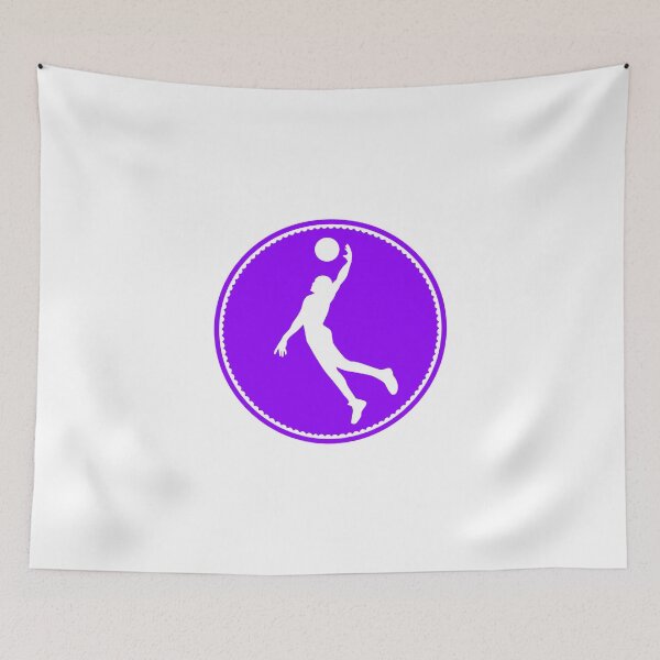 Item preview, Purple Dunking Basketball Player Silhouette designed and sold by Express YRSLF.