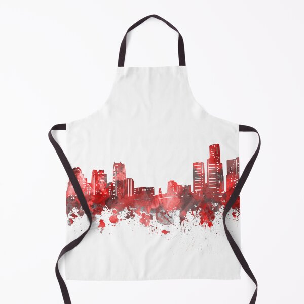 Item preview, detroit skyline red designed and sold by BekimART2.