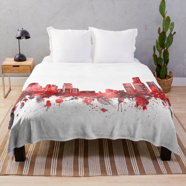 Item preview, detroit skyline red designed and sold by BekimART2.