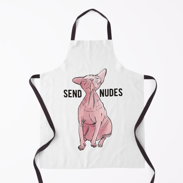 Item preview, Rose Gold - Blush Pink - Wrinkly Hairless Sphynx Cat - Send Nudes - Funny Quote - Line Drawing Kitty designed and sold by AnanasArt.