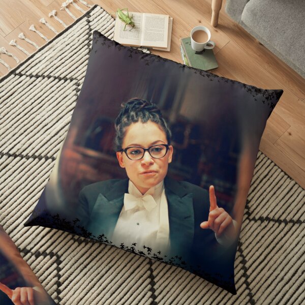 Cosima OrphanBlack CloneClub Sestras Clone Club Orphan Black Fanart Floor Pillow