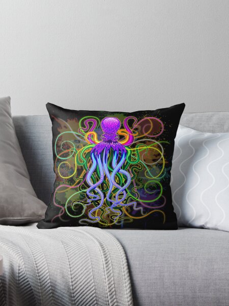 Artikel-Vorschau von Oktopus psychedelische Lumineszenz, designt und verkauft von BluedarkArt.