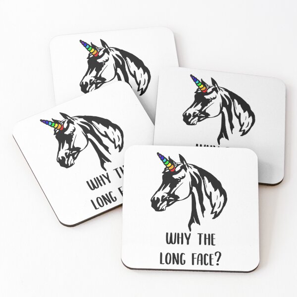 Item preview, Why the Long (Unicorn) Face designed and sold by FictionalHangov.