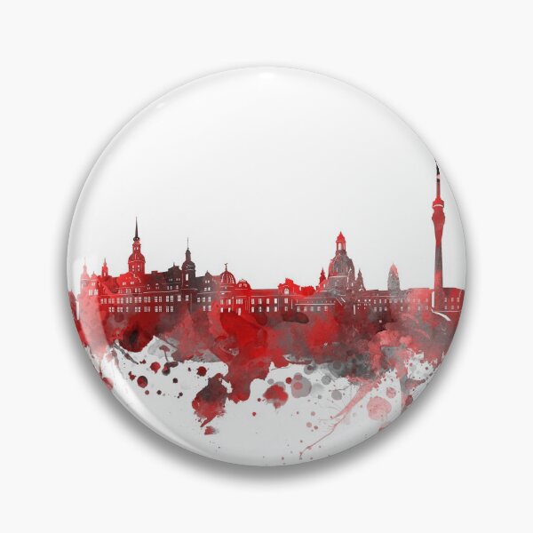 Item preview, dresden skyline red designed and sold by BekimART2.