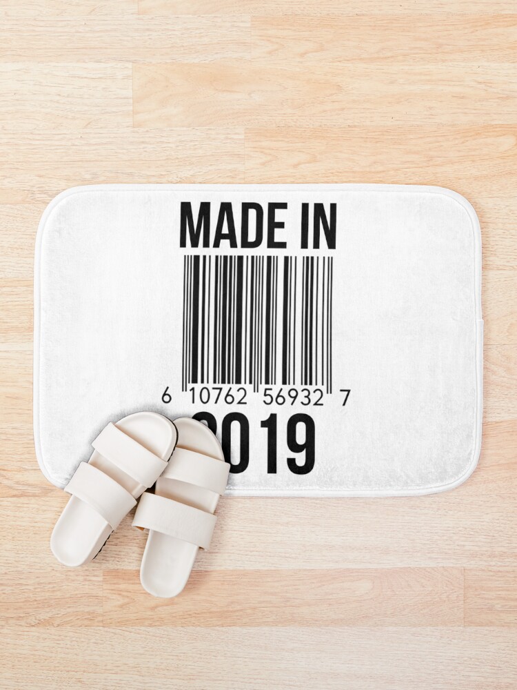 Thumbnail 1 of 6, Bath Mat, Made In 2019 designed and sold by RandomStuffShop.
