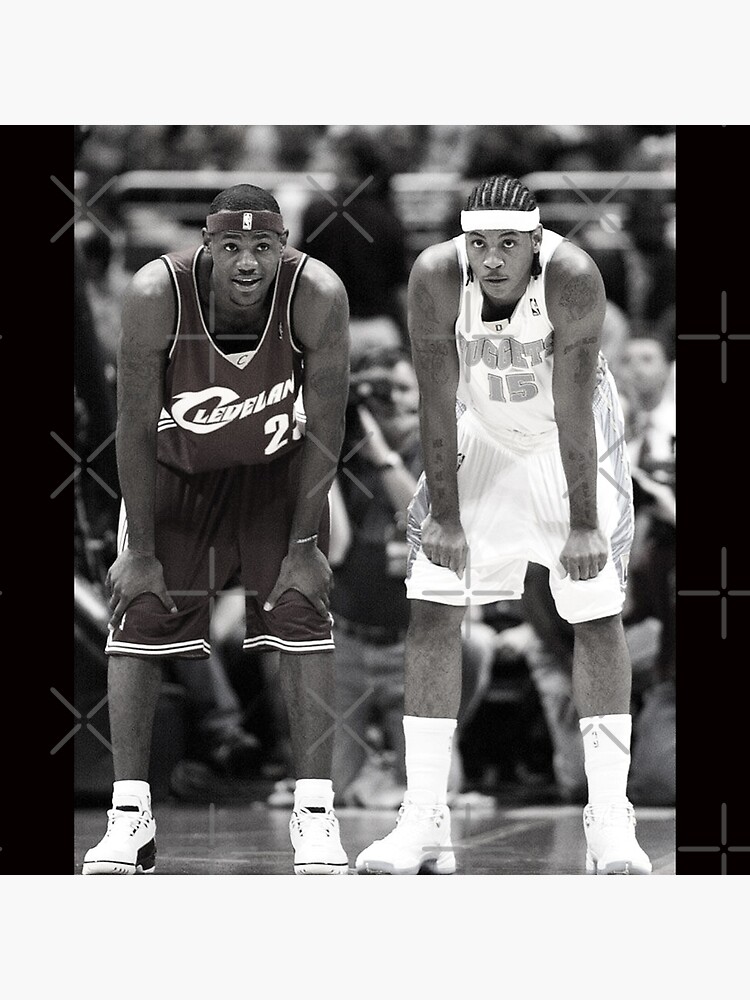 Discover LeBron James & Carmelo Anthony Premium Matte Vertical Poster