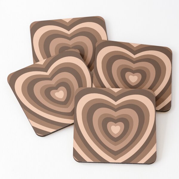 Item preview, Brown heart pattern designed and sold by Alanapen.