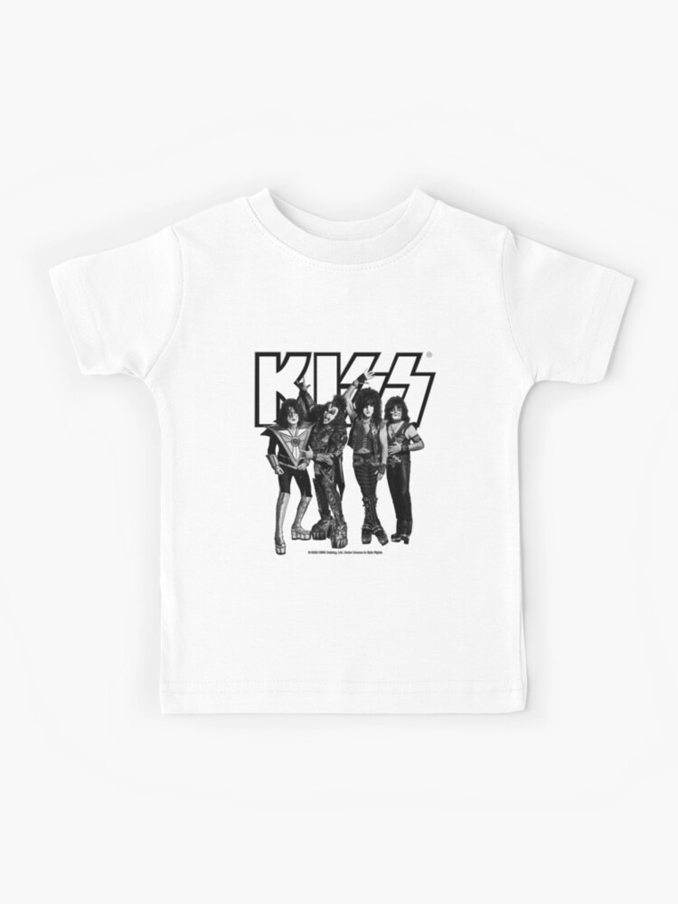 KISS ® The Band - Full Black and White | Kids T-Shirt