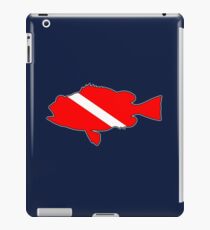 Dive flag bass fish iPad Case/Skin