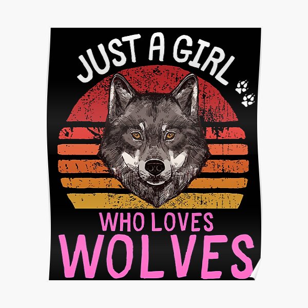 Wolf Girl Posters Redbubble