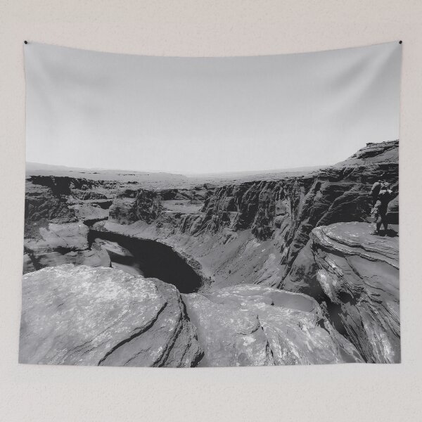 Item preview, Desert at Horseshoe Bend Arizona in black and white designed and sold by Mrvell.