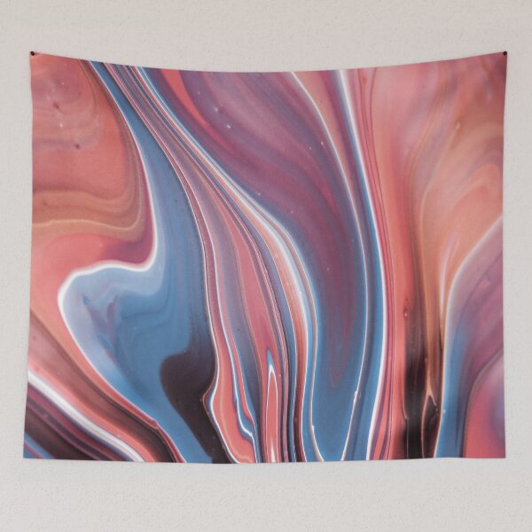 Item preview, Groovy rainbow colored drip painting designed and sold by jkulling.