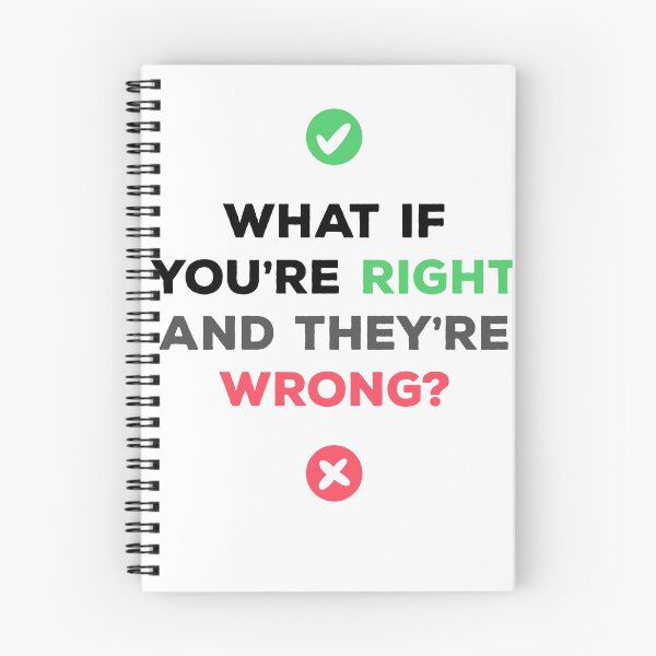 Item preview, What If You're Right And They're Wrong designed and sold by T-idea.
