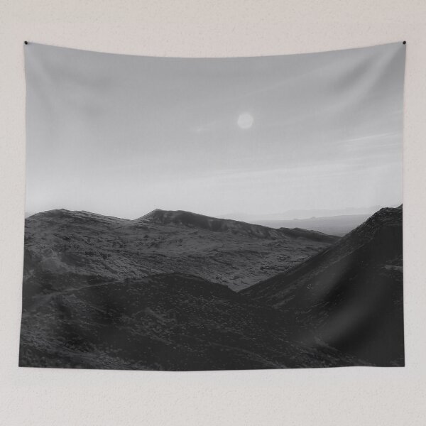 Item preview, mountain in the desert at Red rock canyon state park California in black and white designed and sold by Mrvell.