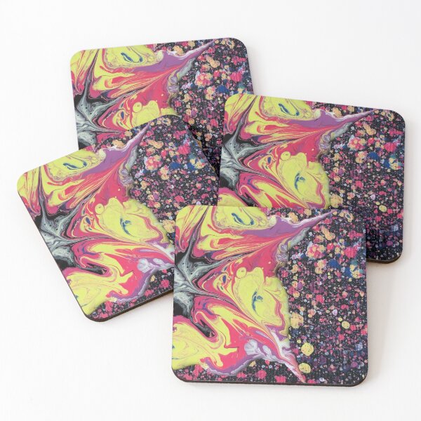 Item preview, Groovy multicolored paint splatter design designed and sold by jkulling.