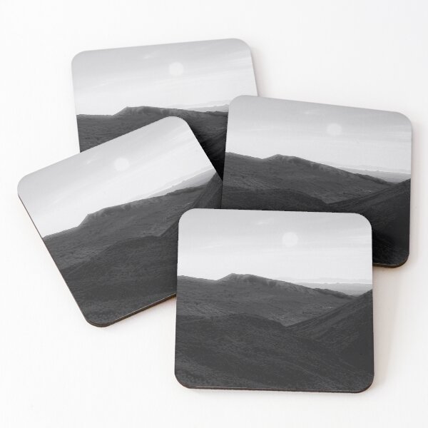 Item preview, mountain in the desert with summer sky at Red rock canyon state park California in black and white designed and sold by Mrvell.