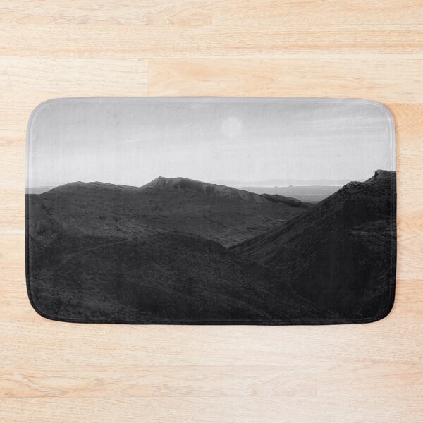 Item preview, mountain in the desert with summer sky at Red rock canyon state park California in black and white designed and sold by Mrvell.