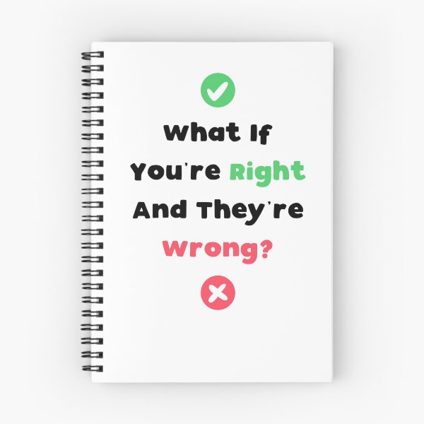 Item preview, What If You're Right And They're Wrong designed and sold by T-idea.
