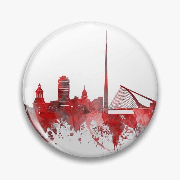 Item preview, dublin skyline red designed and sold by BekimART2.
