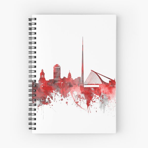 Item preview, dublin skyline red designed and sold by BekimART2.