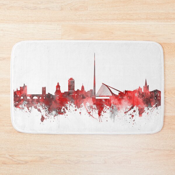 Item preview, dublin skyline red designed and sold by BekimART2.