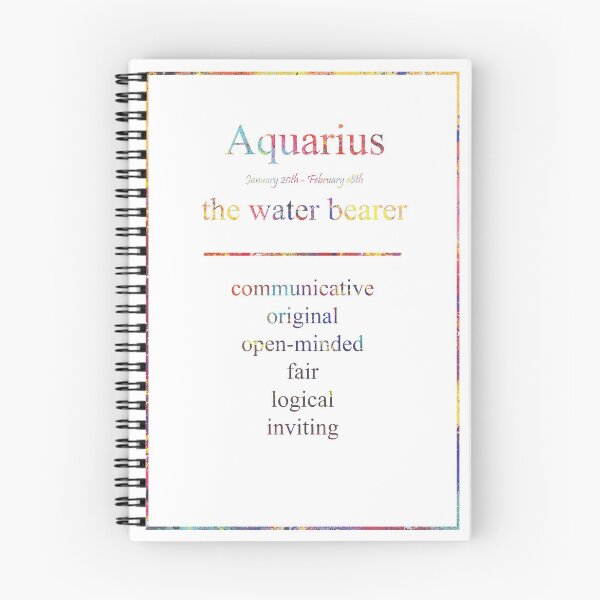 Item preview, AQUARIUS 453 Watercolor Map Yoga Quote Definition designed and sold by vividpixelusa.