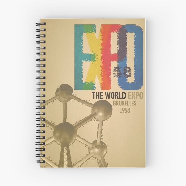 Item preview, Vintage/retro Brussels world expo poster 1958 designed and sold by MadeByFDC.