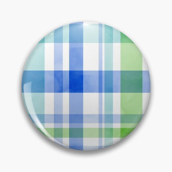 Item preview, Plaid in Watercolor Blues and Greens designed and sold by creativinchi.