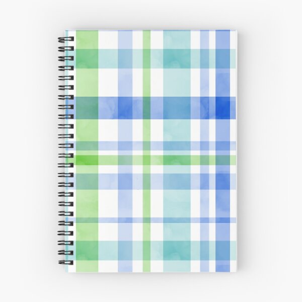 Item preview, Plaid in Watercolor Blues and Greens designed and sold by creativinchi.