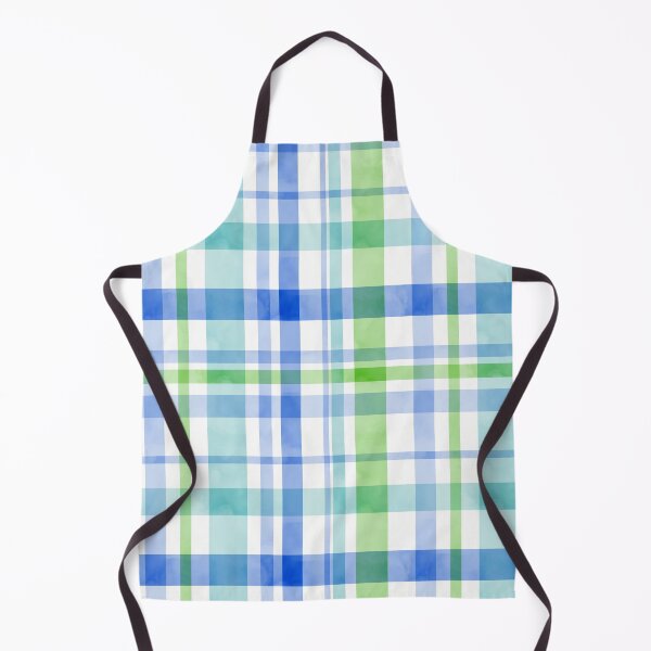 Item preview, Plaid in Watercolor Blues and Greens designed and sold by creativinchi.