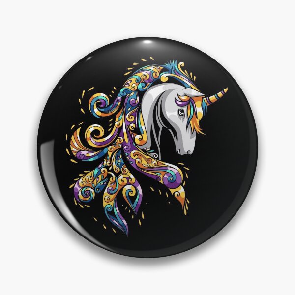 Item preview, Beautiful Unicorn in purple and Golden colors designed and sold by kalud-zoldyck.