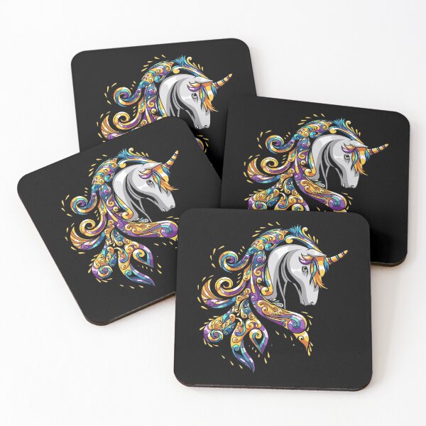 Item preview, Beautiful Unicorn in purple and Golden colors designed and sold by kalud-zoldyck.