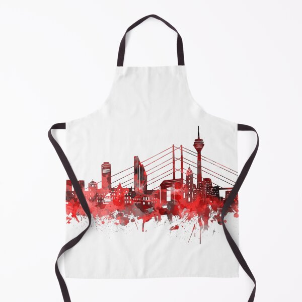Item preview, dusseldorf skyline red designed and sold by BekimART2.