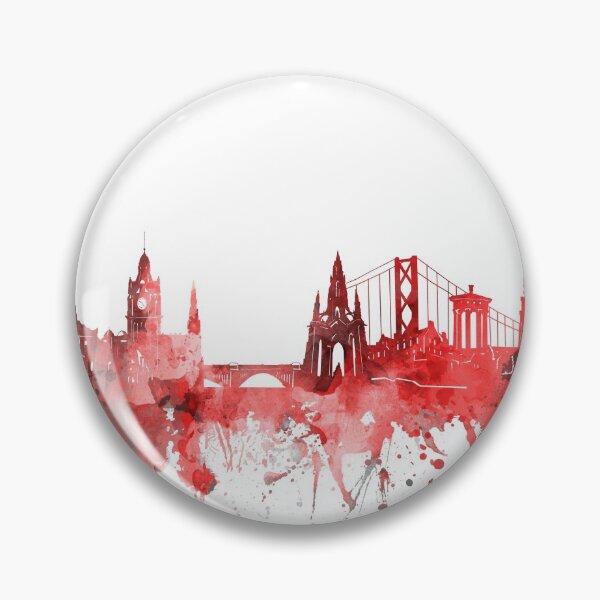 Item preview, edinburgh skyline red designed and sold by BekimART2.