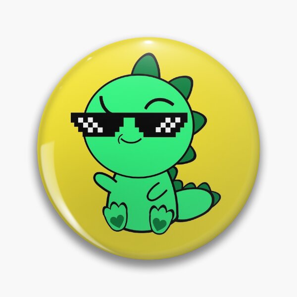 Item preview, Thug life Little Green Dinosaur designed and sold by Shape-Shifter.