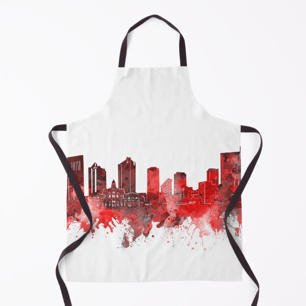 Item preview, fort worth skyline red designed and sold by BekimART2.