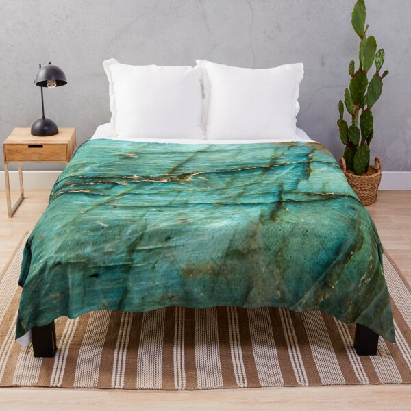 Item preview, Marbled Turquoise Teal Labradorite Geode Design designed and sold by reptarro.
