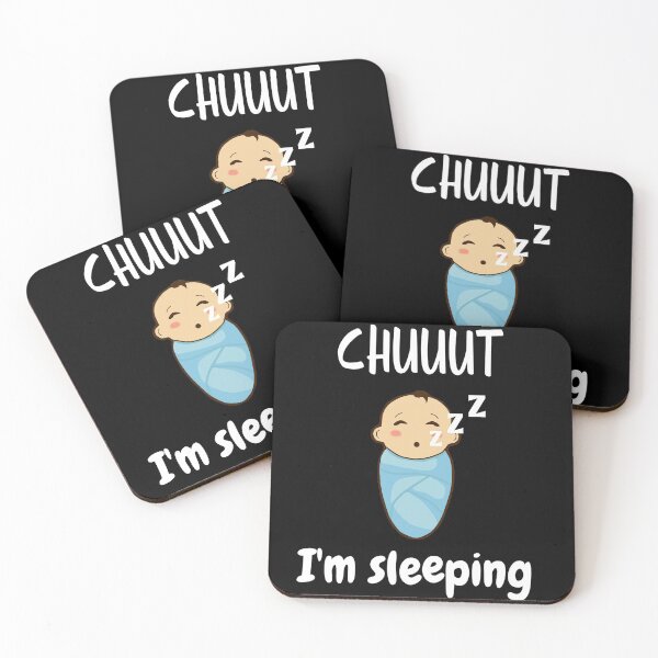Item preview, Chut I'm sleeping- Swaddle baby  designed and sold by wiwiart.