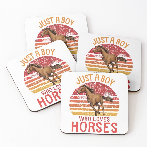 Item preview, Just a boy who loves horses funny horse quote designed and sold by OneTimeEngineer.