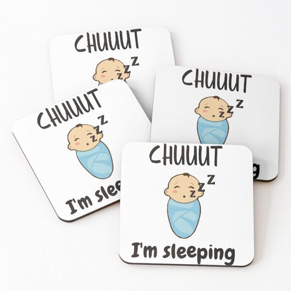 Item preview, Chut I'm sleeping- Swaddle baby designed and sold by wiwiart.