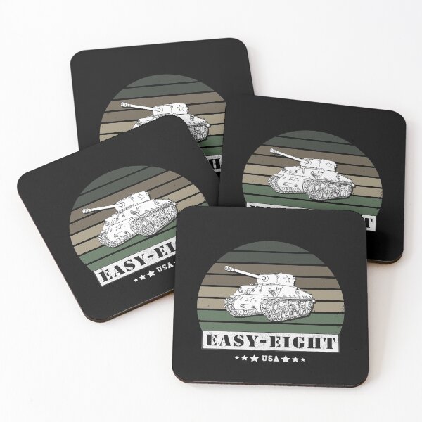 Item preview, M4A3E8 Easy - Eight Sherman USA WW2 Medium Tank Retro Vintage designed and sold by Xeuno.