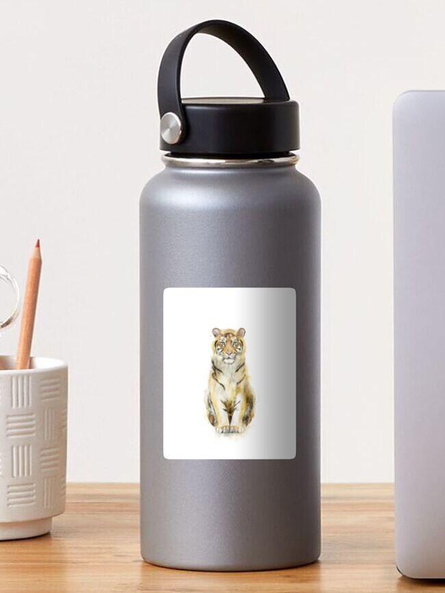 Thumbnail 1 of 3, Sticker, Tiger // Sound designed and sold by Amy Hamilton.