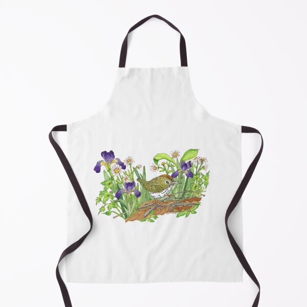 Item preview, Oven Bird with Wildflowers designed and sold by Stephanie Sipp.