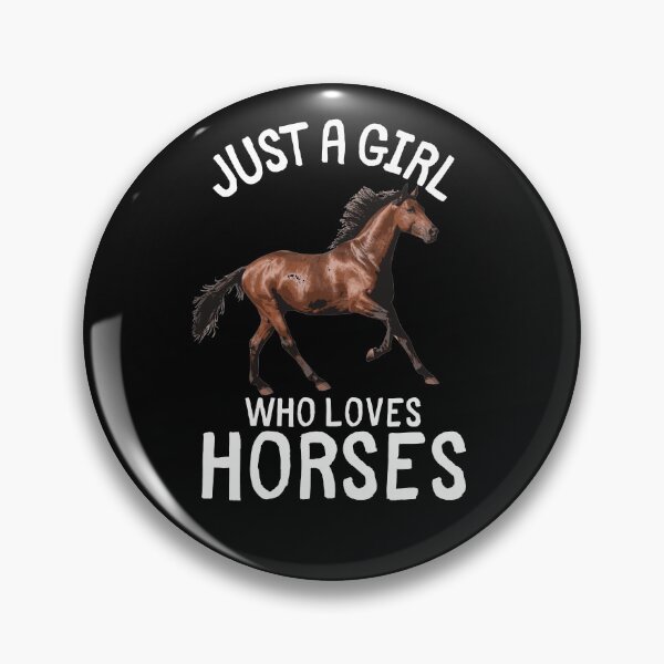 Item preview, Just a girl who loves horses funny horse quote designed and sold by OneTimeEngineer.