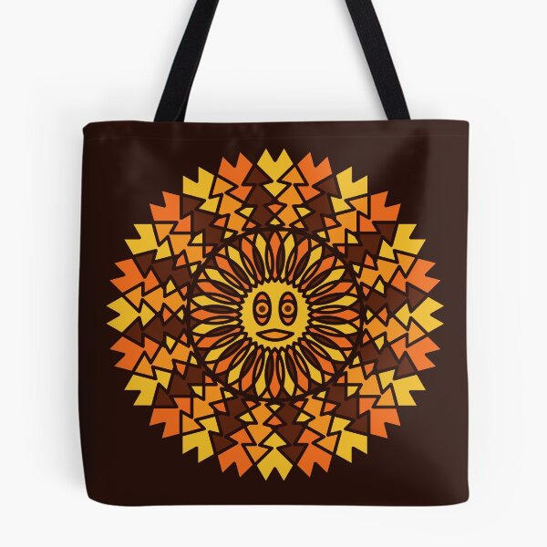 Item preview, Colorful abstract Sun with sad face designed and sold by moustafakhalil.