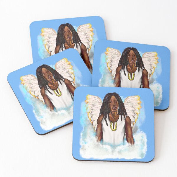 Item preview, The Best Valentine’s Day Gift ideas 2022, Rasta angel - angel with dreadlocks designed and sold by Artonmytee.